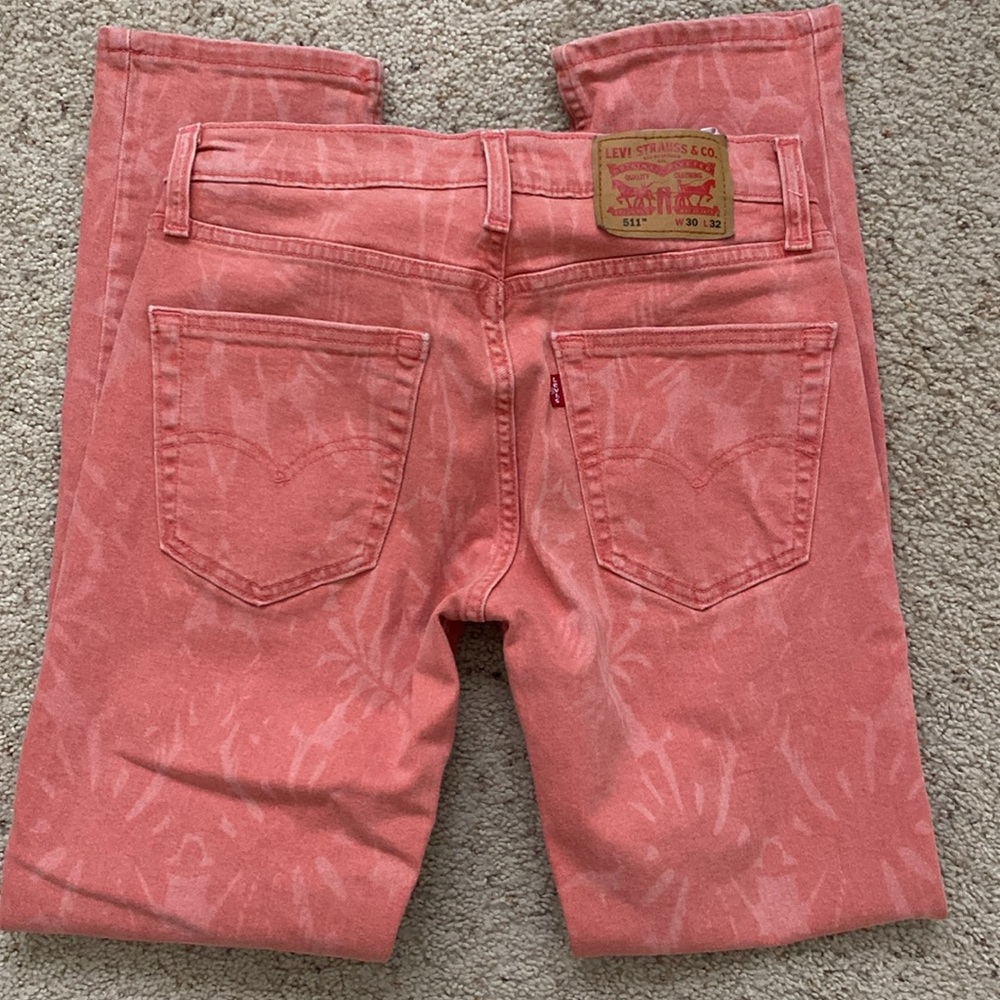 Last Chance!🥳 Levi’s Aldo Tea Rose 511 Slim Fit Jeans. 30x32. - Picture 4 of 8
